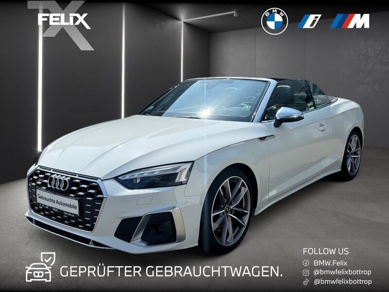 Gletscherweiß metallic Gebraucht 2022 Audi S5 Cabriolet Sport Cabrio | 49.880 € (Guter Preis) - Bild 1/4