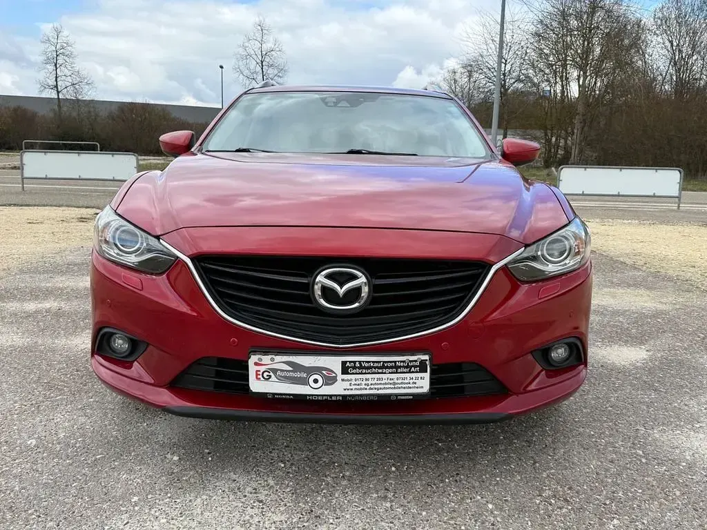 Gebraucht Mazda 6 Sports-Line 175 PS (128 kW) 2015 Rubinrot metallic Kombi
