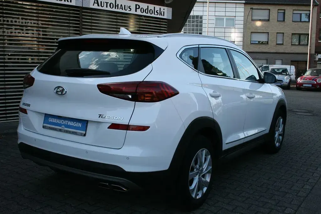Gebraucht Hyundai Tucson Style 177 PS (130 kW) 2020 Polar white / sol SUV
