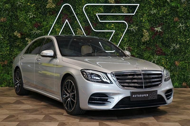 Silber Gebraucht 2018 Mercedes S560 AMG Limousine | 54.500 € (Fairer Preis) - Bild 1/3
