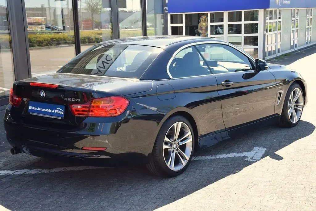 Gebraucht BMW 420 Cabriolet Sport Line 184 PS (135 kW) 2014 Schwarz Cabrio