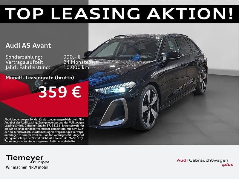 Schwarz Gebraucht 2025 Audi A5 S-Line Kombi | 53.670 € (Superpreis) - Bild 1/4