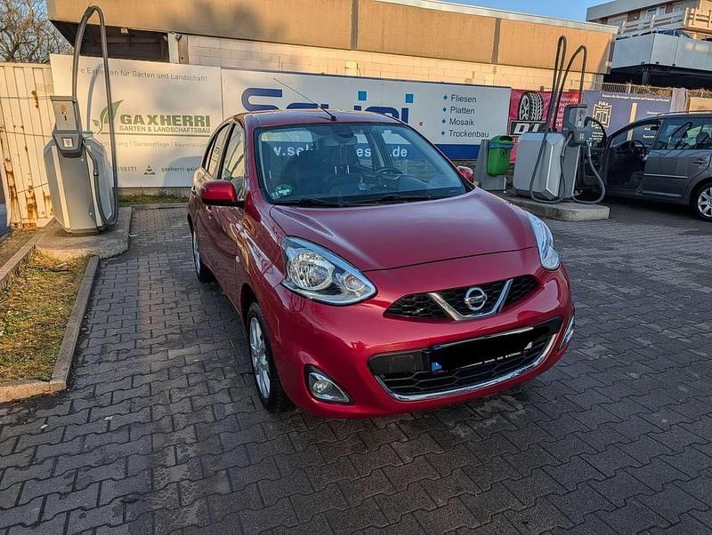 Gebraucht Nissan Micra Acenta 80 PS (58 kW) 2014 Rot Kleinwagen