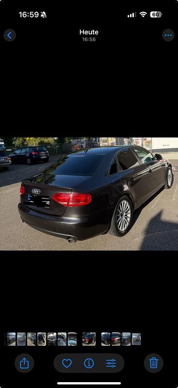 Grau Gebraucht 2008 Audi A4 Limousine | 8.700 € - Bild 1/4