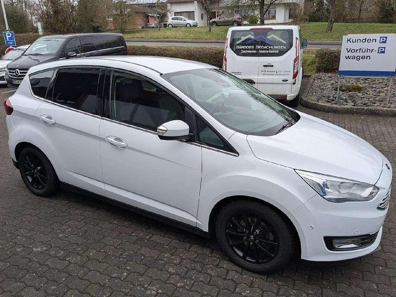 Gebraucht Ford C-MAX Titanium 125 PS (91 kW) 2018 Frostweiß Van / Kleinbus