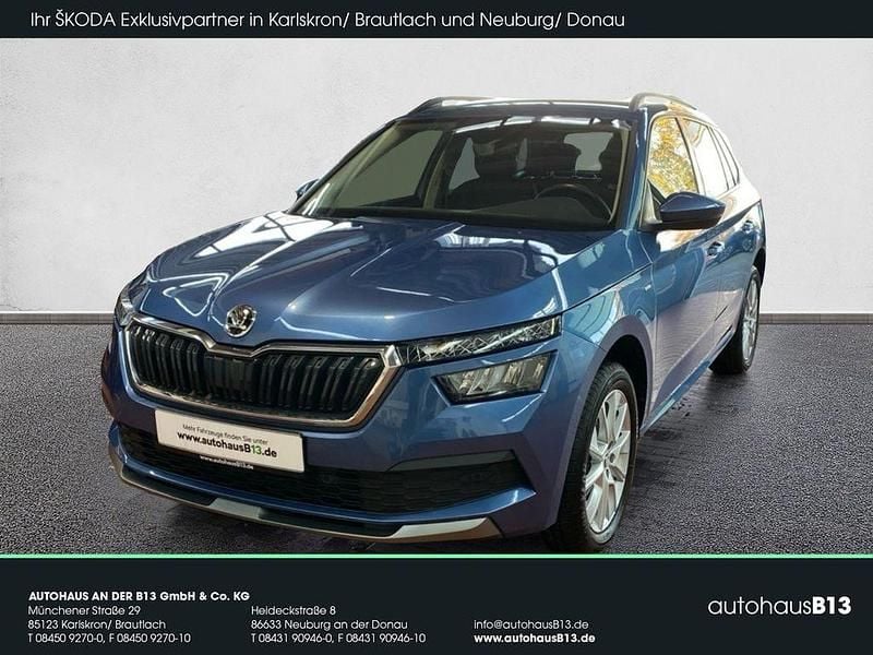 Titanblau metallic Gebraucht 2021 Skoda Kamiq Clever SUV | 20.890 € (Fairer Preis) - Bild 1/4
