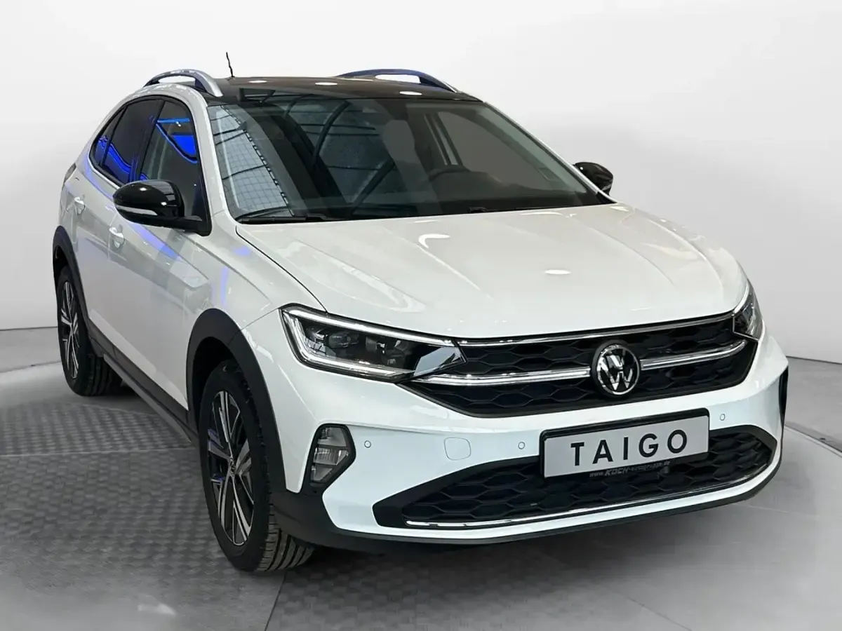 Gebraucht VW Taigo Style 116 PS (85 kW) 2025 Pure white / schwarz SUV