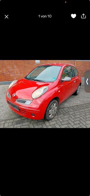 Gebraucht Nissan Micra 65 PS (47 kW) 2009 Rot Kleinwagen