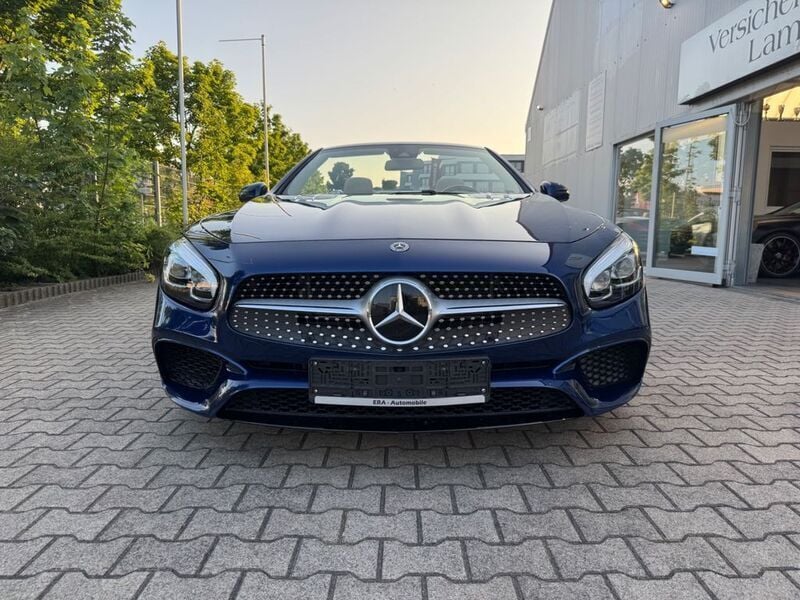 Blau Gebraucht 2019 Mercedes SL500 AMG Cabrio | 53.900 € - Bild 1/4