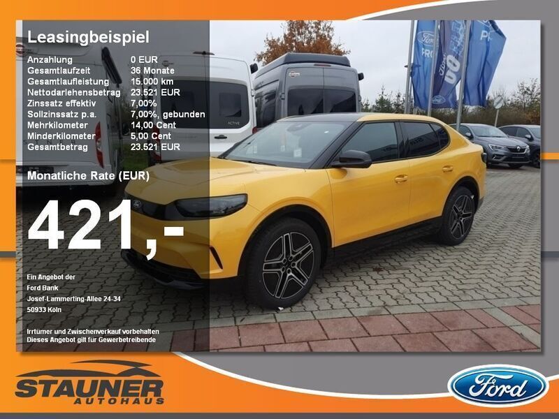 Vividyellow Neu 2024 Ford Capri Premium SUV | 55.480 € (Fairer Preis) - Bild 1/4