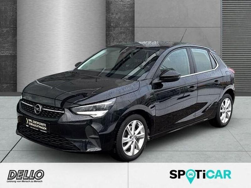 Schwarz Gebraucht 2022 Opel Corsa Elegance Kleinwagen | 16.420 € (Etwas zu teuer) - Bild 1/4