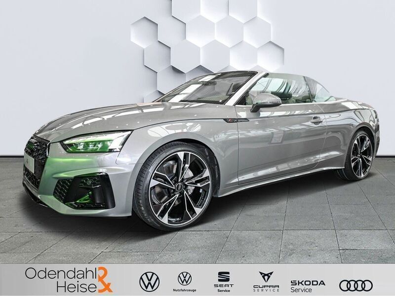 Chronosgrau verdeck schwarz Gebraucht 2024 Audi A5 Cabriolet S-Line Cabrio | 51.480 € (Fairer Preis) - Bild 1/4