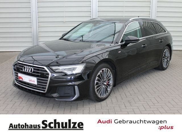 Mythosschwarz metallic Gebraucht 2021 Audi A6 S-Line Kombi | 33.990 € (Fairer Preis) - Bild 1/4