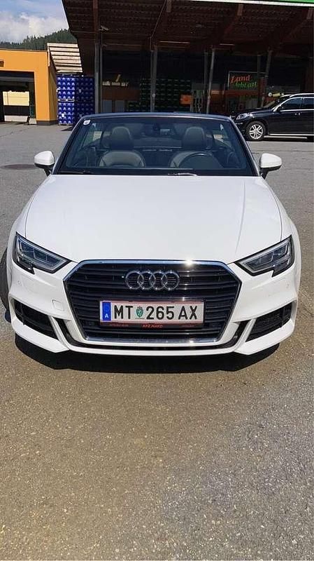 Weiß Gebraucht 2019 Audi Cabriolet S-Line Cabrio | 27.990 € - Bild 1/4