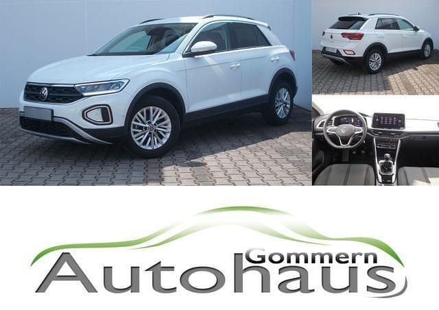 Pure white Gebraucht 2024 VW T-Roc Life SUV | 20.950 € (Superpreis) - Bild 1/4
