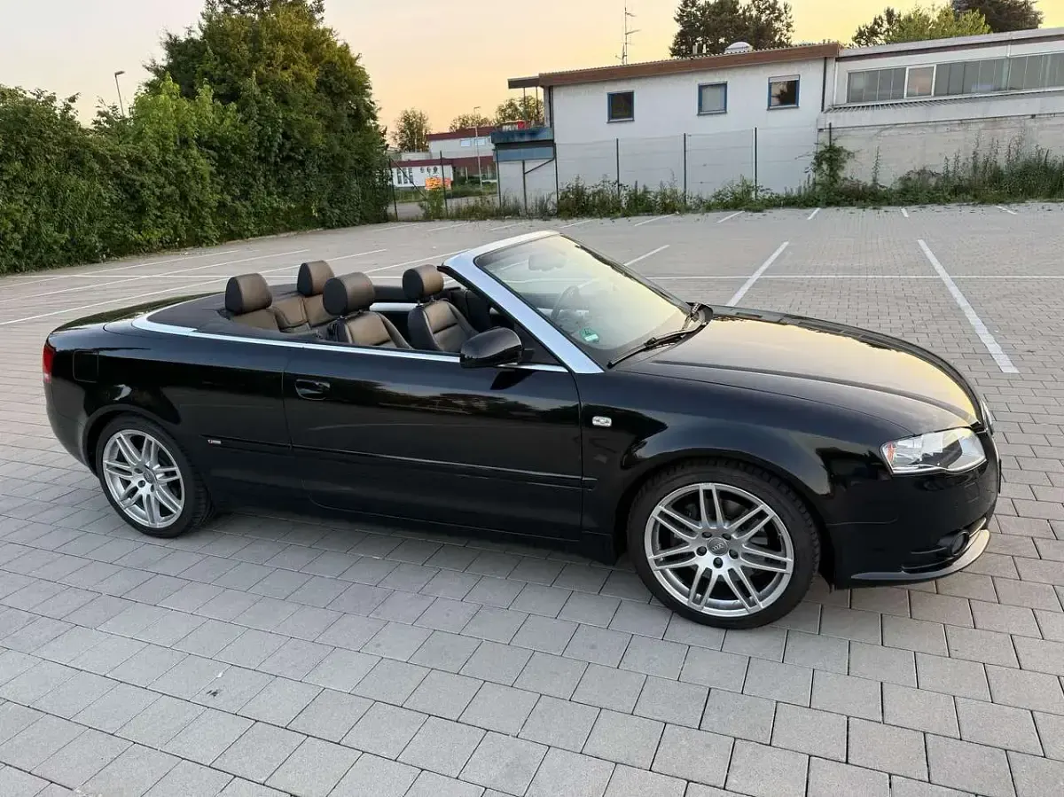 Gebraucht Audi A4 Cabriolet S-Line 232 PS (170 kW) 2007 Schwarz Cabrio