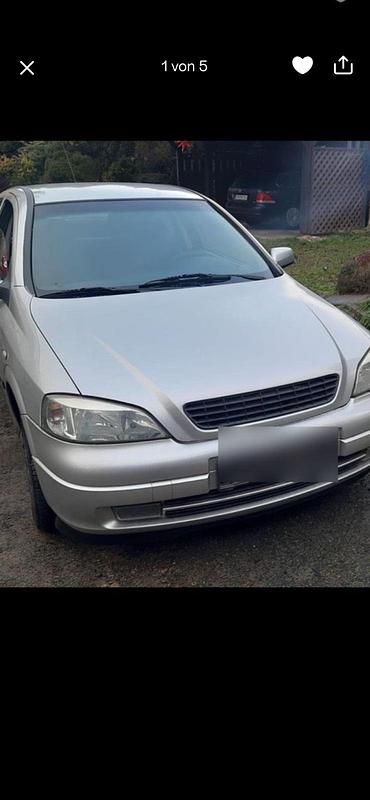 Silber Gebraucht 2000 Opel Astra Coupé | 600 € - Bild 1/4