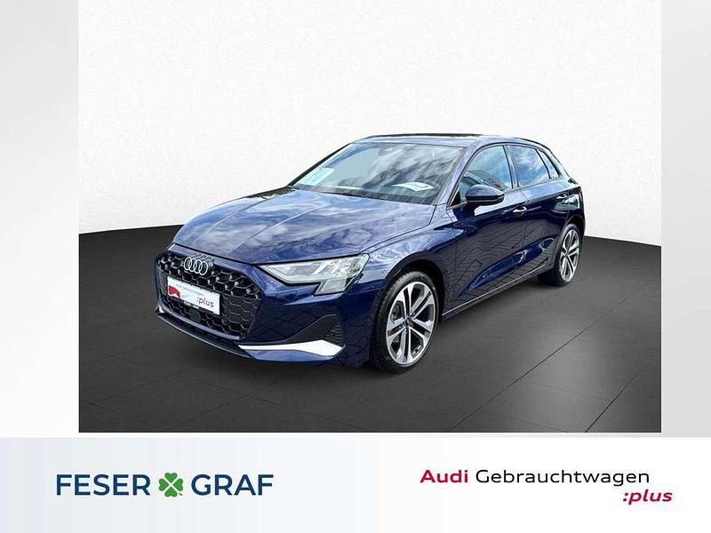 Navarrablau metallic Gebraucht 2024 Audi A3 Advanced Plus Limousine | 34.890 € (Teuer) - Bild 1/3