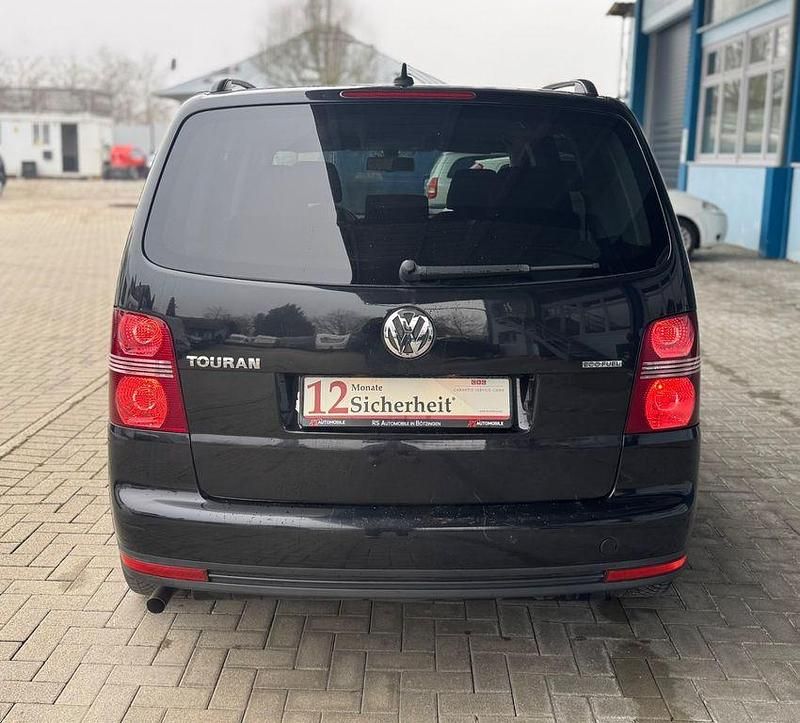 Gebraucht VW Touran United 109 PS (80 kW) 2009 Schwarz Van / Kleinbus