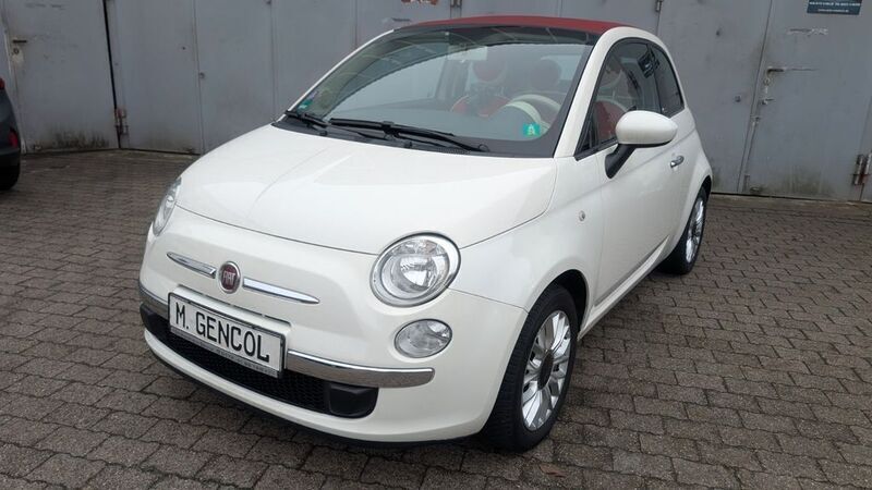 Weiß Gebraucht 2015 Fiat 500 Lounge Cabrio | 7.290 € (Fairer Preis) - Bild 1/4
