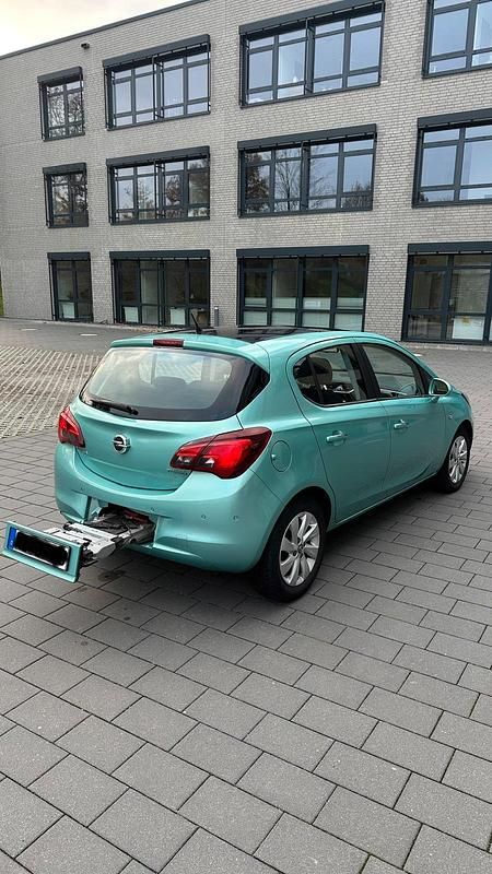 Gebraucht Opel Corsa Innovation 101 PS (74 kW) 2015 Grün Kleinwagen