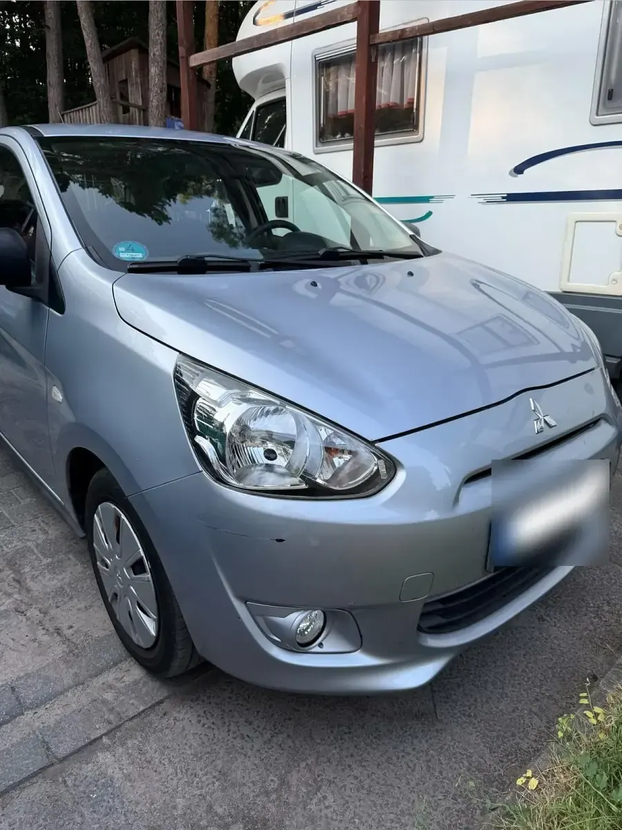 Gebraucht Mitsubishi Space Star 71 PS (52 kW) 2016 Blau Kleinwagen