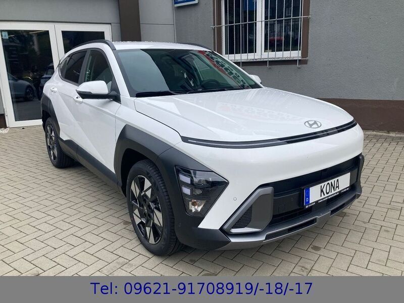 Atlas white Gebraucht 2023 Hyundai Kona Trend SUV | 31.950 € (Fairer Preis) - Bild 1/4