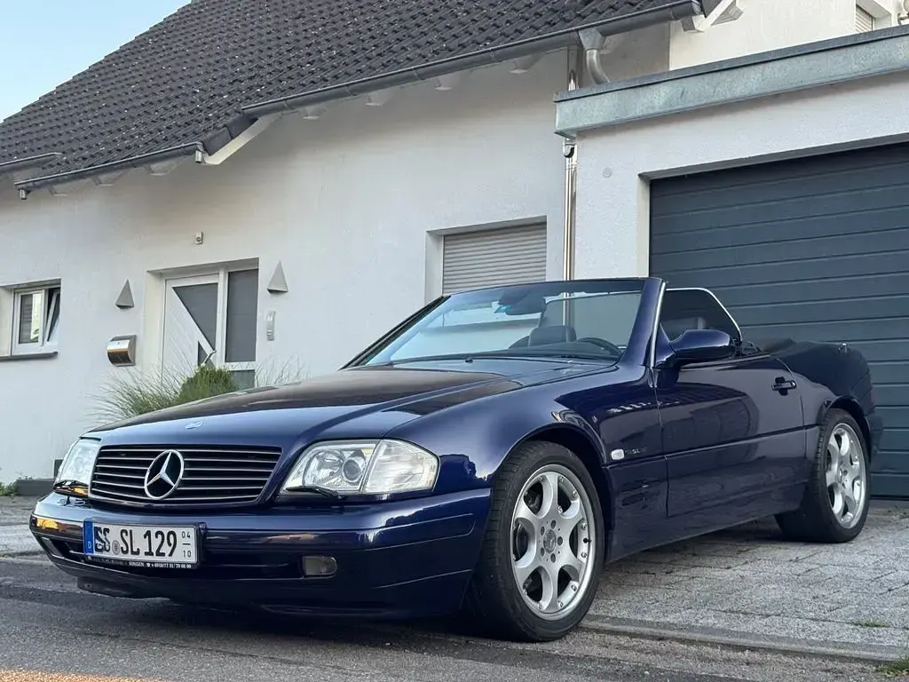 Gebraucht Mercedes SL320 Edition 224 PS (164 kW) 2000 Blau Cabrio