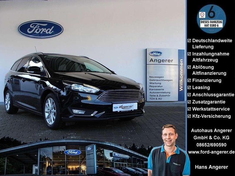 Gebraucht Ford Focus Titanium 150 PS (110 kW) 2016 Iridiumschwarz metallic Kombi