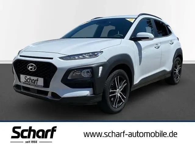 Weiss Gebraucht 2019 Hyundai Kona YES! SUV | 17.390 € (Fairer Preis) - Bild 1/4