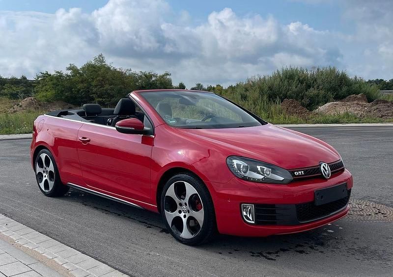 Rot Gebraucht 2013 VW Golf Cabriolet GTI Cabrio | 11.700 € (Fairer Preis) - Bild 1/4