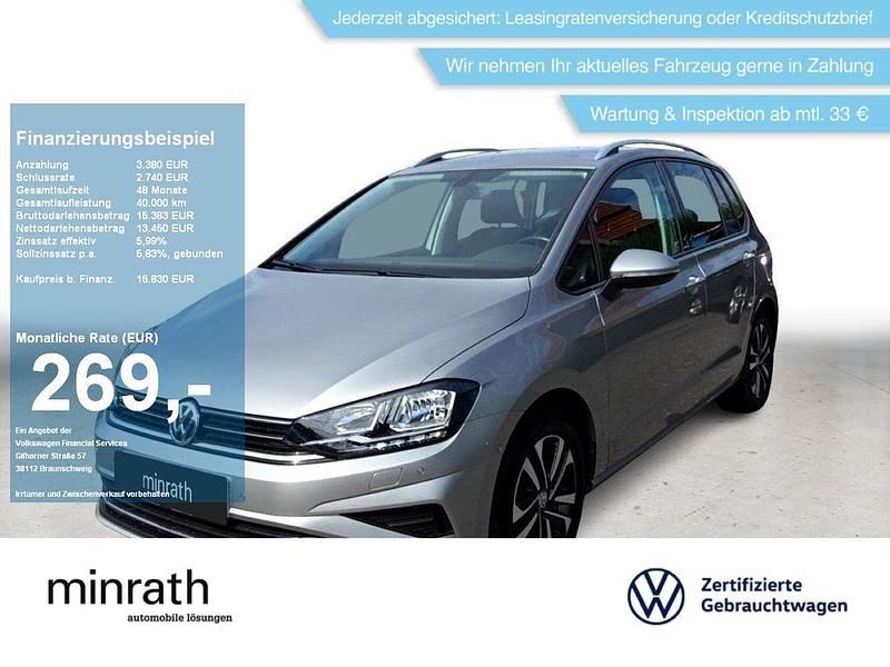 Silber Gebraucht 2020 VW Golf Sportsvan United Van / Kleinbus | 16.820 € (Fairer Preis) - Bild 1/4
