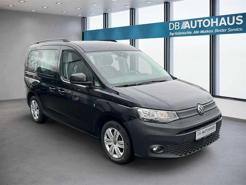 Gebraucht VW Caddy 122 PS (89 kW) 2022 Schwarz Van / Kleinbus