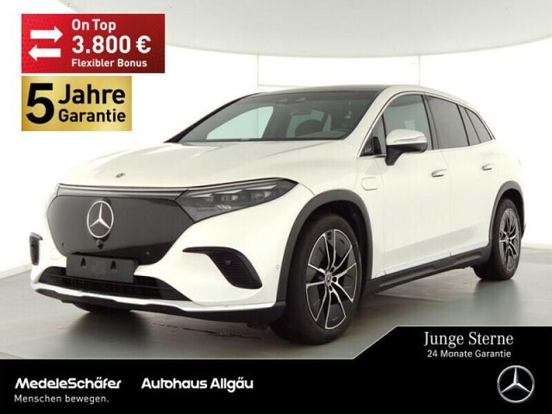 Manufaktur diamantweiß bright (metallic) Gebraucht 2022 Mercedes EQS450+ SUV | 81.459 € (Fairer Preis) - Bild 1/4