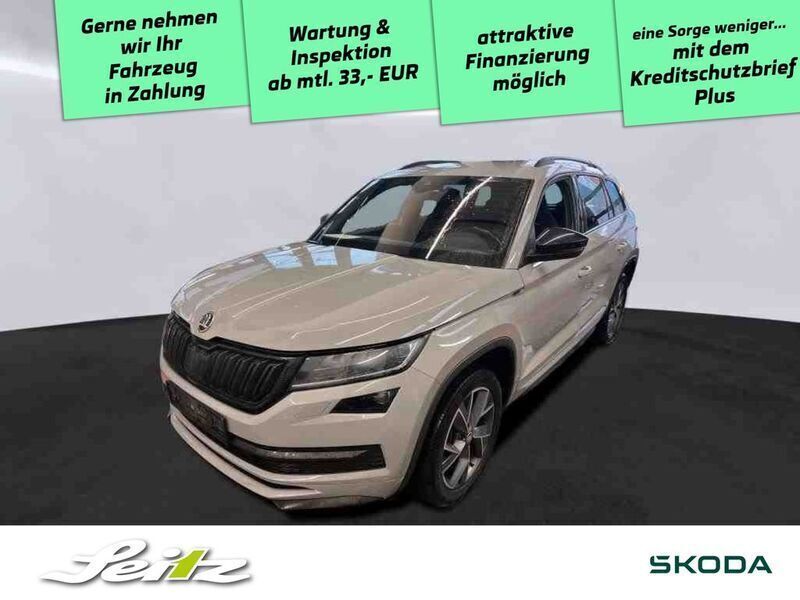 Grau Gebraucht 2020 Skoda Kodiaq SportLine SUV | 26.999 € (Fairer Preis) - Bild 1/4