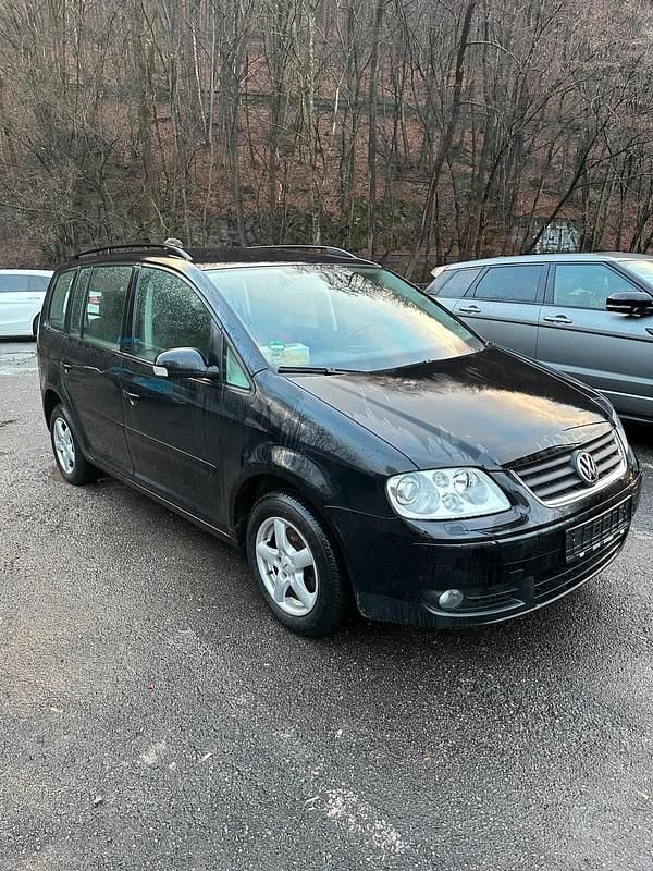 Gebraucht VW Touran 115 PS (84 kW) 2006 Schwarz Van / Kleinbus