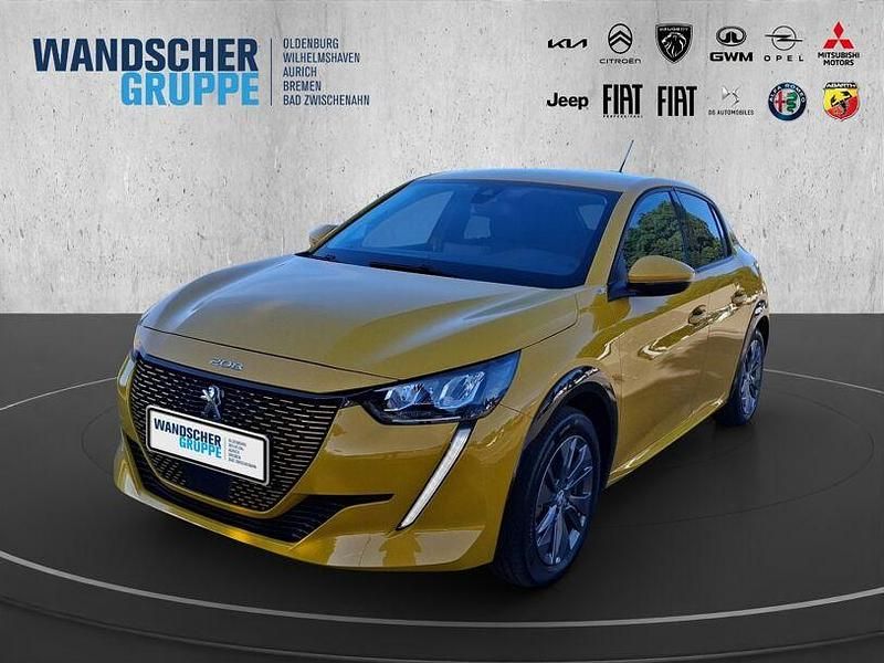 Gelbschwarz Gebraucht 2021 Peugeot e-208 Allure Kleinwagen | 15.990 € (Fairer Preis) - Bild 1/2
