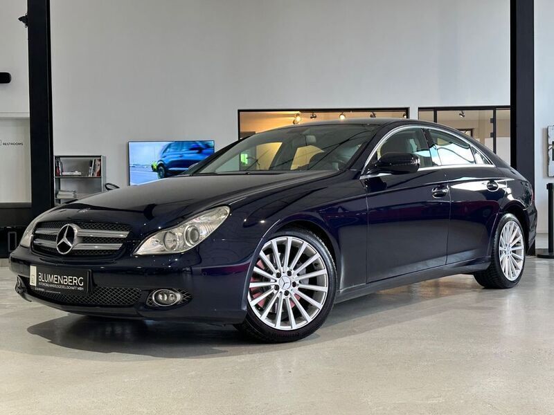 Blau Gebraucht 2009 Mercedes CLS350 Limousine | 11.980 € (Fairer Preis) - Bild 1/4