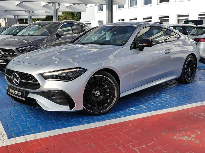 Metalliclack hightechsilber Gebraucht 2024 Mercedes CLE450 AMG Coupé | 63.780 € (Guter Preis) - Bild 1/4