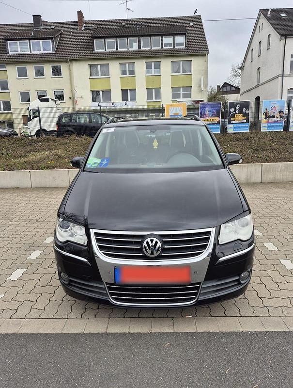 Gebraucht VW Touran Highline 170 PS (125 kW) 2008 Schwarz Van / Kleinbus