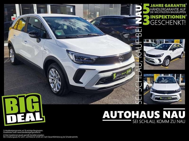 Jade weiss/arktis weiss Gebraucht 2022 Opel Crossland Elegance SUV | 16.990 € (Fairer Preis) - Bild 1/4