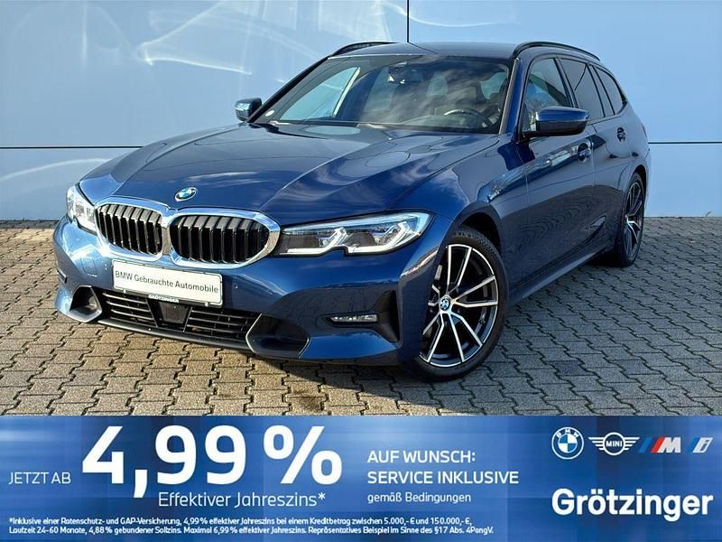Blau Gebraucht 2022 BMW 320 Sport Line Kombi | 27.250 € (Fairer Preis) - Bild 1/4