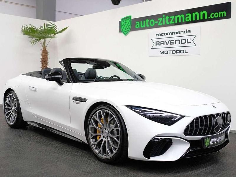 Gebraucht Mercedes SL63 AMG AMG 585 PS (430 kW) 2022 Designo opalithweiss Cabrio