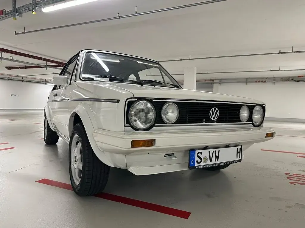 Gebraucht VW Golf Cabriolet 90 PS (66 kW) 1986 Weiß Cabrio
