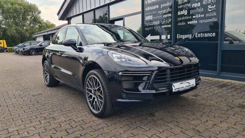 Schwarz Gebraucht 2021 Porsche Macan Turbo SUV | 69.990 € (Fairer Preis) - Bild 1/4