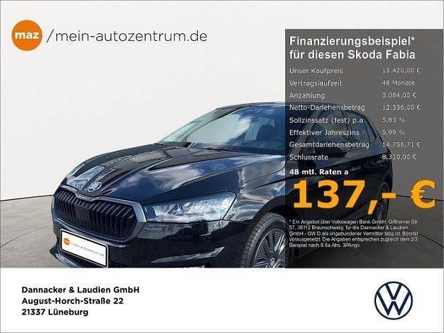 Schwarzmagic perleffekt Gebraucht 2022 Skoda Fabia Style Kleinwagen | 15.420 € (Fairer Preis) - Bild 1/3