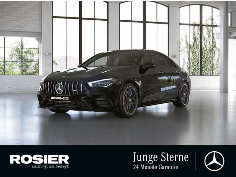 Schwarz / kosmosschwarz Gebraucht 2023 Mercedes CLA45 AMG AMG Coupé | 53.990 € (Guter Preis) - Bild 1/4