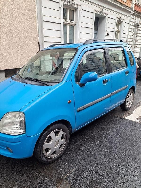 Blau Gebraucht 2001 Opel Agila Kleinwagen | 899 € (Fairer Preis) - Bild 1/4