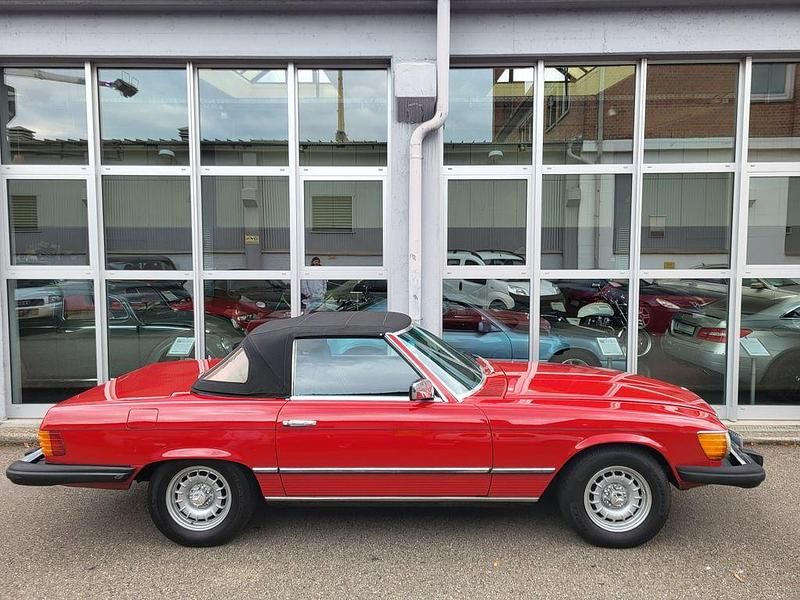 Rot Gebraucht 1978 Mercedes SL450 Cabrio | 13.980 € - Bild 1/4