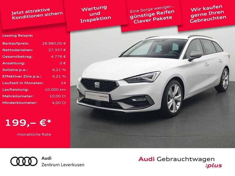 Nevada weiss Gebraucht 2024 Seat Leon ST FR Kombi | 28.980 € (Etwas zu teuer) - Bild 1/4